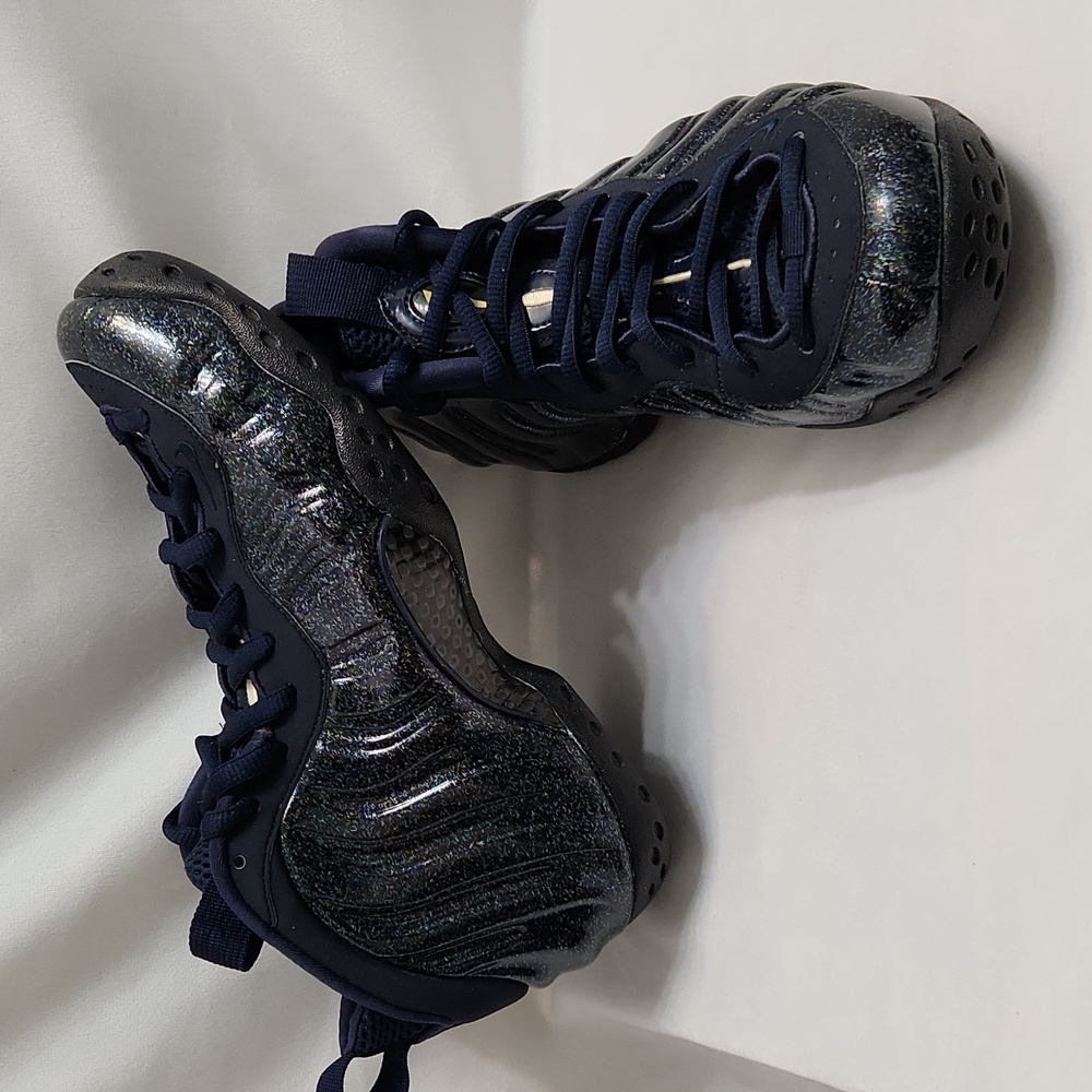 Nike Air Foamposite One Glitter Multicolored Sneakers (W Size 9.5)